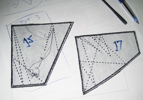 Textured Pyramid Machine Embroidery Design Instructions