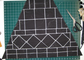 Textured Pyramid Machine Embroidery Design Instructions