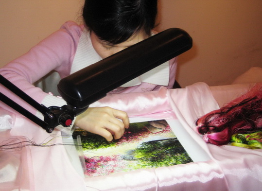 Vietnamese silk embroidery