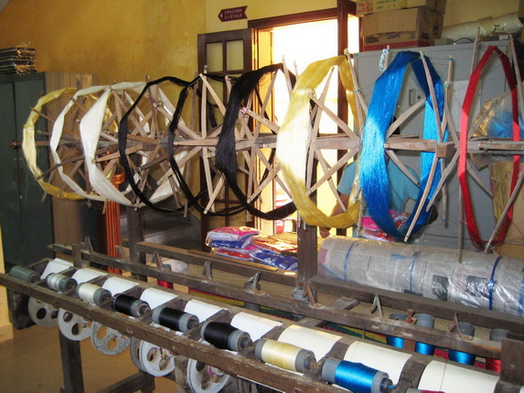 Making of silk thread in Vietnam