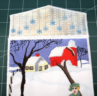 Winter Wonderland Machine Embroidery Design Instructions